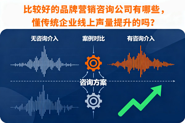 比較好的品牌營(yíng)銷咨詢公司有哪些，懂傳統(tǒng)企業(yè)線上聲量提升的嗎？