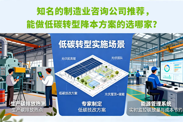 知名的制造業(yè)咨詢公司推薦，能做低碳轉型降本方案的選哪家？