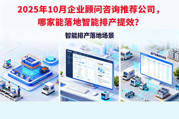 2025年10月企業(yè)顧問咨詢推薦公司，哪家能落地智能排產(chǎn)提效？